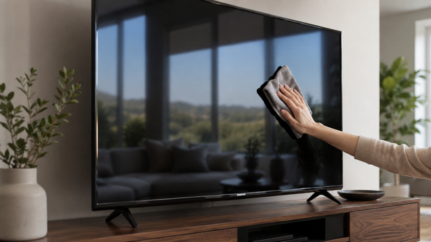 ¿Cómo limpiar correctamente la pantalla de un televisor sin dañarla?